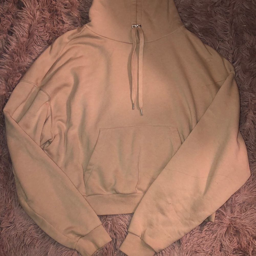 H&M Pink crop sweatshirt